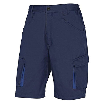 DELTA PLUS - Bermuda de travail M2BE2 - bleu marine et bleu roi - taille XXL