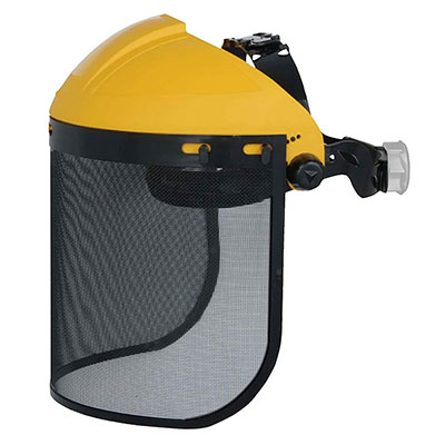 DELTA PLUS - Visière grillagée PICO 2 - noir et jaune