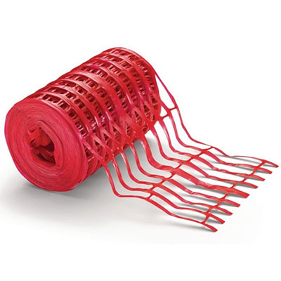 TUBULEX - Grillage avertisseur - rouge - Hauteur 30cm - rouleau de 100m