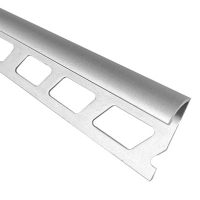DINAC - Quart de rond alu 29x9mm - ouverture 8mm - chromé - Long. 2.50m