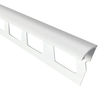 DINAC - Quart de rond PVC 26x11mm - ouverture 10mm - blanc - Long. 2.50m