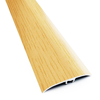 DINAC - Barre de seuil multi-niveaux HARMONY Plaxé alu - hêtre clair - l. 41mm x L. 93cm