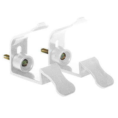 TORBEL - Stop volet PVC - blanc - vendu par 2