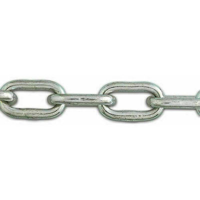 Chaîne soudée à maille courte ø 6mm zingué - vendu au m