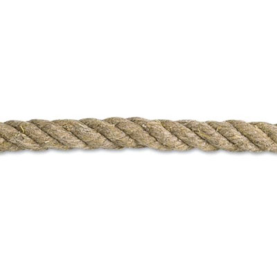 Corde chanvre ø 14mm - naturel - vendu au m