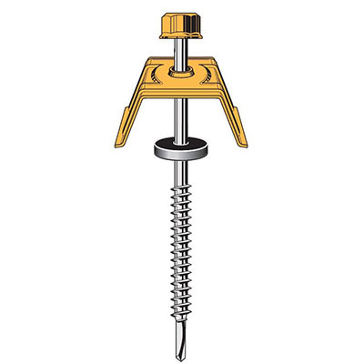 TOP CARAIBES - Vis P1 tête alu ø 6.3 x L. 65 mm