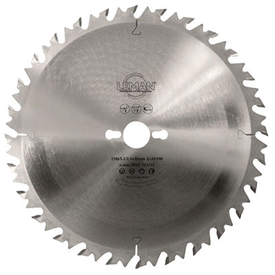 LEMAN - Lame circulaire de débit pour bois - denture alternée - 32 dents ø 350mm