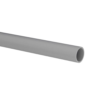 Tube d'évacuation PVC NF-Me - gris - ø 100mm x L. 4m