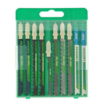 HIKOKI - Coffret de 10 lames de scie sauteuse