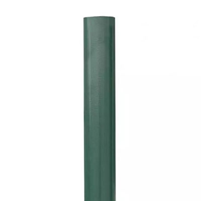 Poteau rond sans passe-fil - vert - ø 48mm x H. 2m