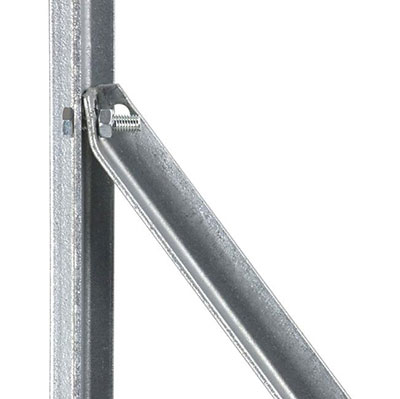 Jambe de force section 25 x 25mm - galva - Hauteur 1.90m