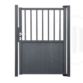 Portillon VENSAC alu - anthracite - l. 1 x H. 1. 50m