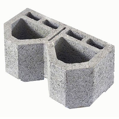 Bétoflor béton - gris - l. 25 x L. 50 x H. 20cm
