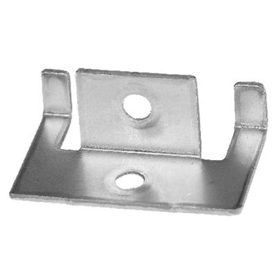 SILVADEC - Clip de finition de début et de fin + vis inox pour terrasse - vendu par 10