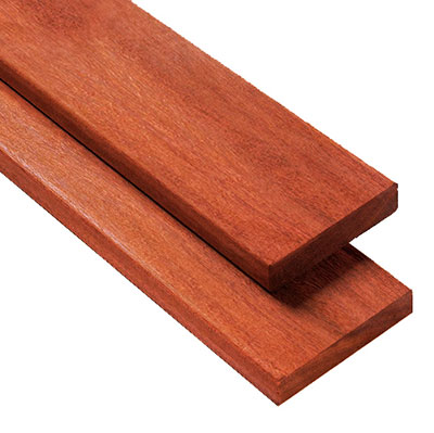 Lame de deck maçaranduba rouge AD - 2 faces lisses - classe 5 - Ep. 25 x l. 145mm x L. 3.30m
