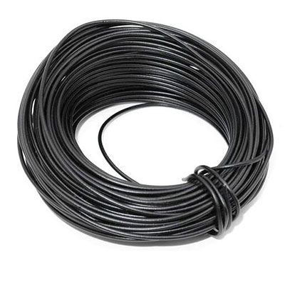 Fil recuit n°8 - noir - ø 1.3mm - bobine de 1kg