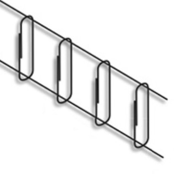 TREFIMA - Chaînage raidisseur RTA 04x08 NF acier ø 8mm - Long. 6m
