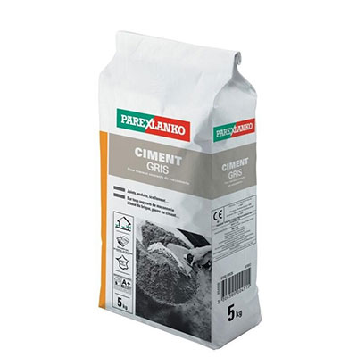 PAREXLANKO - Ciment - gris - sac de 5kg