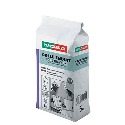 PAREXLANKO - Colle enduit tous travaux - sac de 5kg