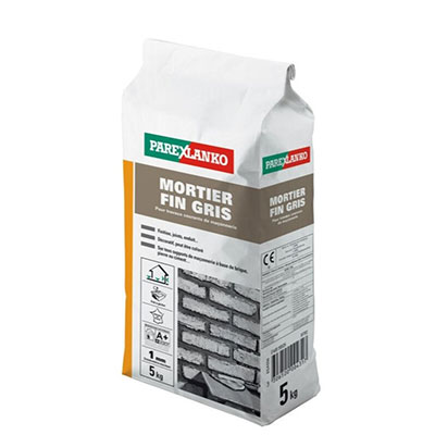 PAREXLANKO - Mortier fin - gris - sac de 5kg