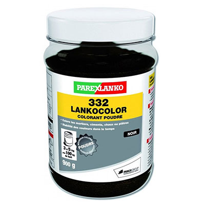 PAREXLANKO - Colorant ciment 332 LANKOCOLOR - noir - 900g