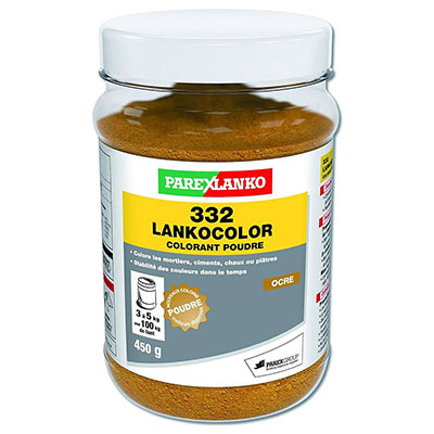 PAREXLANKO - Colorant ciment 332 LANKOCOLOR - ocre - 450g