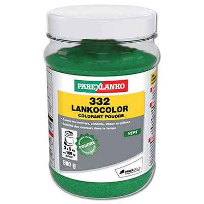 PAREXLANKO - Colorant ciment 332 LANKOCOLOR - vert - 900g
