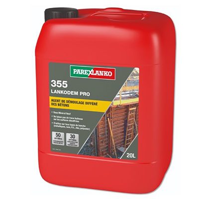 PAREXLANKO - Agent de démoulage différé des bétons 355 LANKODEM PRO - brun clair - 20L