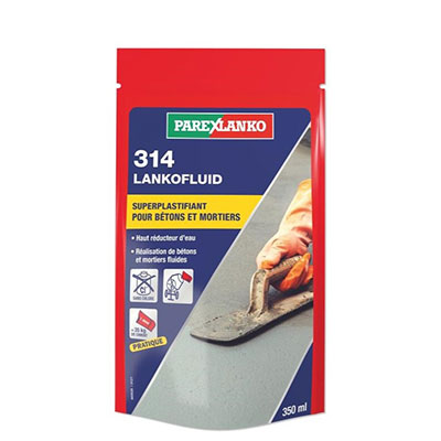 PAREXLANKO - Superplastifiant pour bétons et mortiers 314 LANKOFLUID - 350ml