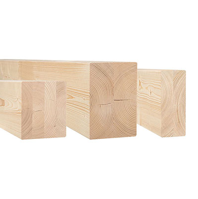 Contrecollé pin traité raboté - classe 4 - Ep. 120 x l. 120mm x L. 3.60m