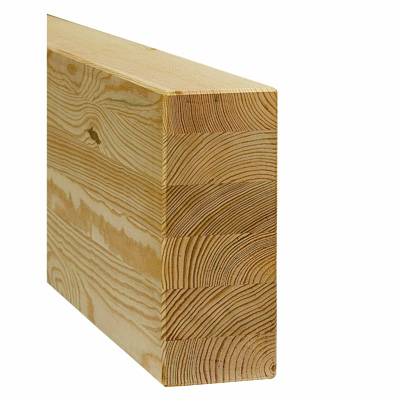 SILVERWOOD - Lamellé-collé - Sapin traité  Classe 3 vert - 120 x 280 mm - Long: 10 ml