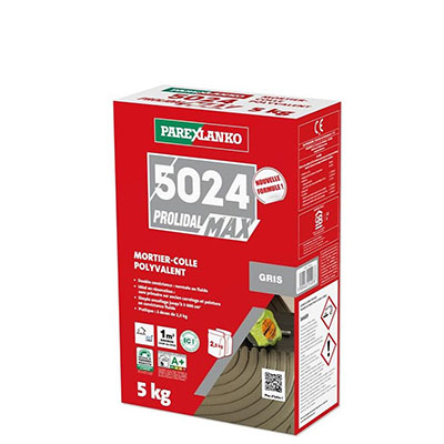 PAREXLANKO - Mortier-colle polyvalent 5024 PROLIDAL MAX - gris - sac de 5kg