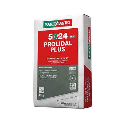 PAREXLANKO - Mortier-colle polyvalent 5024 PROLIDAL MAX - gris - sac de 25kg
