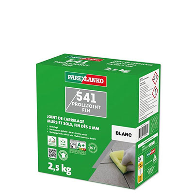 PAREXLANKO - Joint de carrelage 541 PROLIJOINT FIN - blanc - sac de 2.5kg