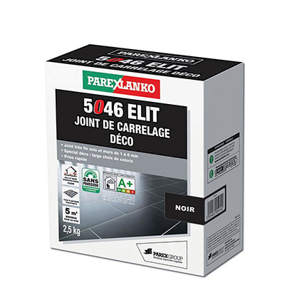 PAREXLANKO - Joint de carrelage 5046 ELIT - noir - sac de 2.5kg