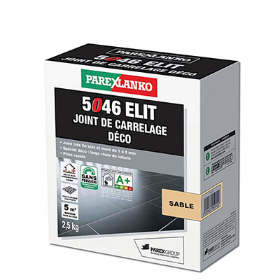 PAREXLANKO - Joint de carrelage 5046 ELIT - sable - sac de 2.5kg