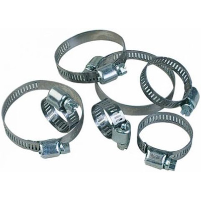 BOUTTE - Assortiment de colliers acier largeur 8mm - 12 colliers en sachet gencodé brochable