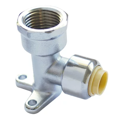 BOUTTE - Raccord TOUTUB - Applique femelle F15x21 Ø12mm - Modèle chromé