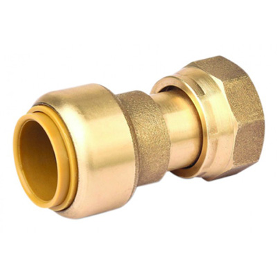 BOUTTE - Raccord TOUTUB laiton union femelle à écrou mobile Ø 14, filetage 20x27