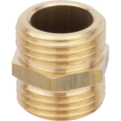 BOUTTE - Mamelon en laiton double mâle égal 280 MM 20x27