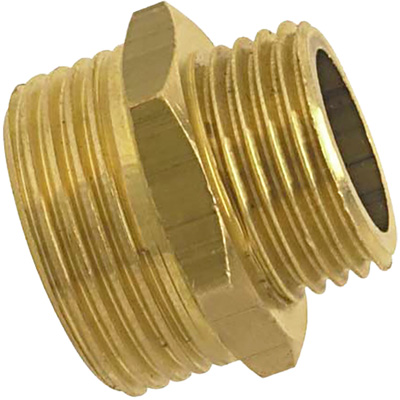 BOUTTE - Mamelon laiton réduit double mâle 26x34 - 15x21 38M