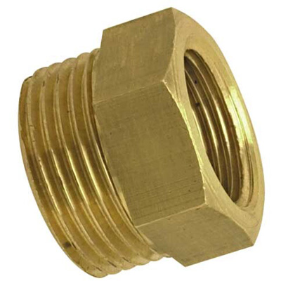 BOUTTE - Mamelon laiton mâle-femelle réduit 243, mâle 15x21 et femelle 12x17