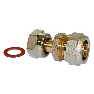 BOUTTE - Union femelle 15x21 à écrou mobile pour tube synthétique ø 16mm
