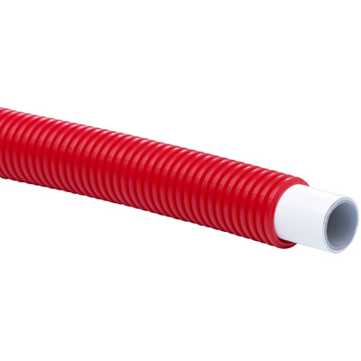 BOUTTE - Tube pré-gainé eau chaude rouge  Ø16 Longueur 50m