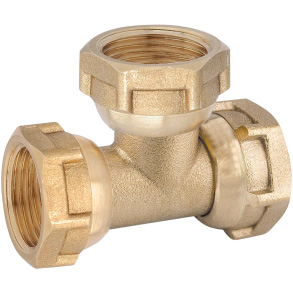 BOUTTE - Té femelle avec 3 écrous mobiles  F.20x27