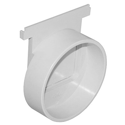 FIRST - Fond de naissance haut pour caniveau - gris - ø 100-110mm