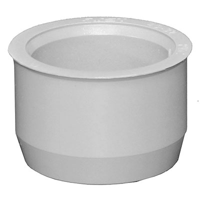 FIRST - Réduction incorporée PVC NF-Me - gris - mâle/femelle ø 40-32mm