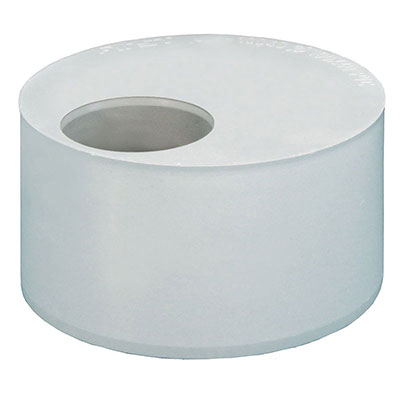 FIRST - Tampon de réduction simple PVC - gris - ø 100/40mm