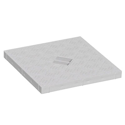 FIRST - Tampon PP PVC - gris - l. 160 x L. 160mm