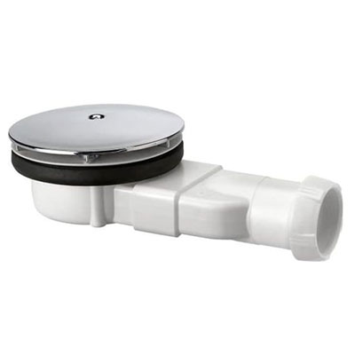 WIRQUIN - Bonde de douche EXTRAPLATE avec dôme pour receveur ø 90mm